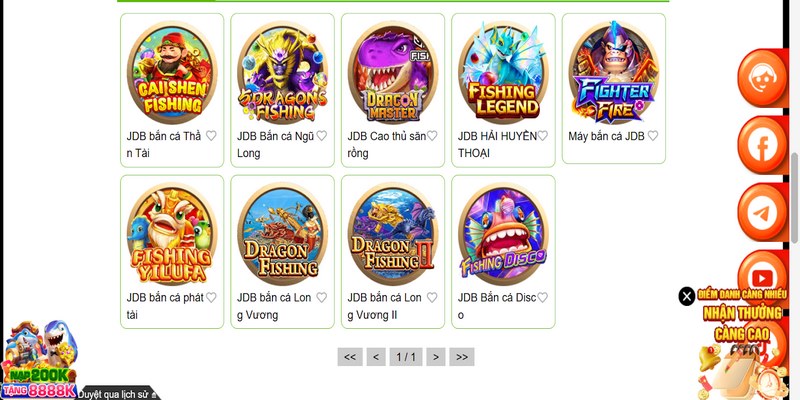Sảnh chơi bắn cá JDB luôn nhận được sự yêu thích từ đông đảo bet thủ