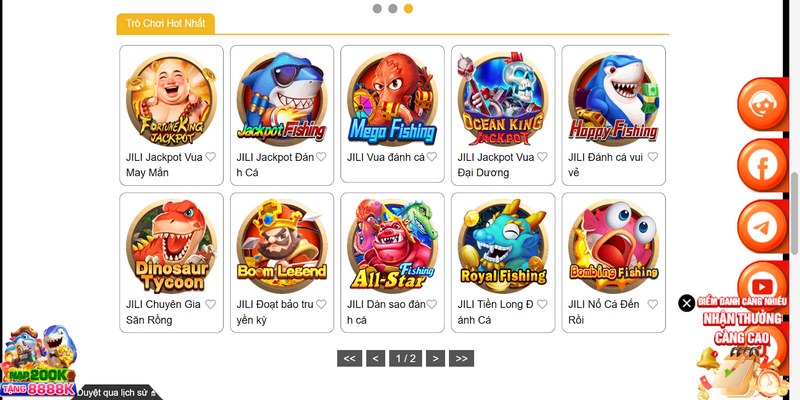 Sảnh bắn cá JiLi chính thức ra mắt vào năm 2019
