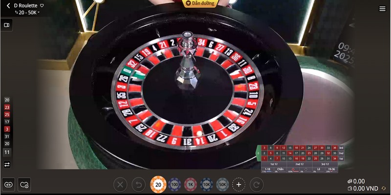 Roulette là trò chơi mang lại sự hồi hộp với các vòng quay bí ẩn