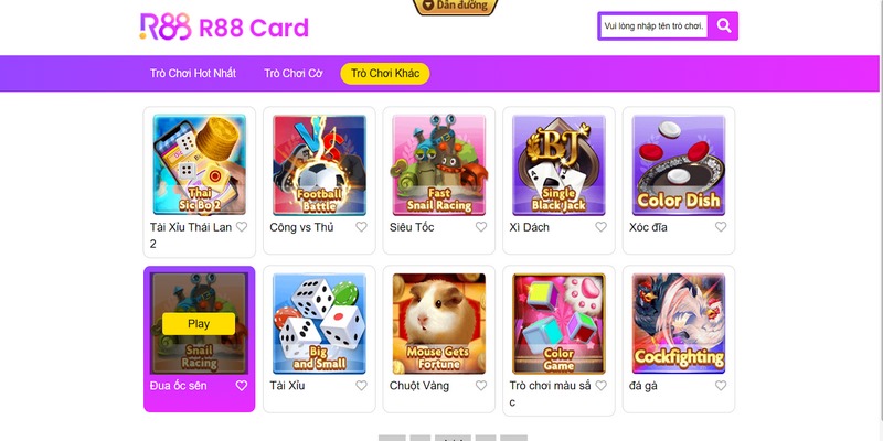 Game bài R88 hiện đang là sảnh game hàng đầu