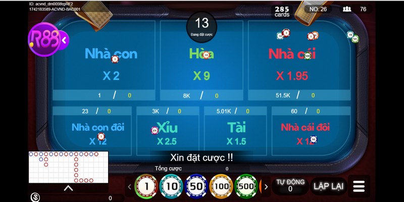 R88 game bài 3D nổi bật với tỷ lệ trả thưởng hấp dẫn cho hội viên
