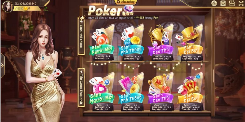 Quản lý vốn là một yếu tố quan trọng quyết định khi chơi game bài