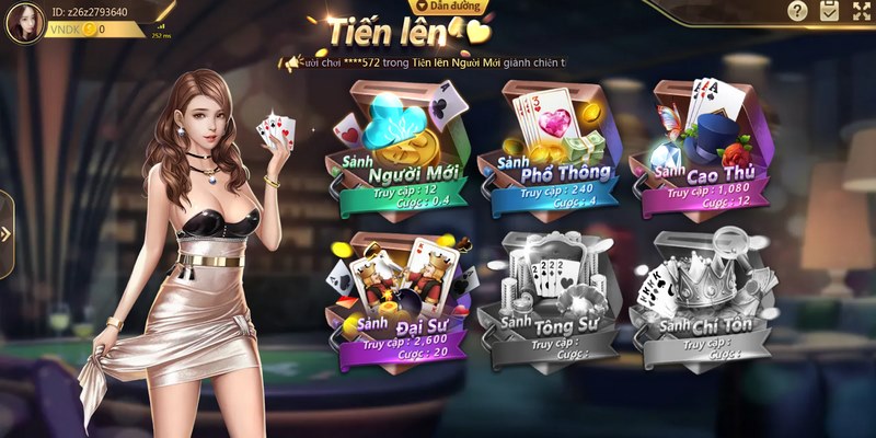 Tiến Lên Miền Nam là lựa chọn không thể thiếu tại nhà cái