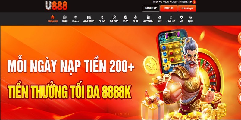 Nạp tiền U888 được đánh giá cao nhờ tốc độ xử lý nhanh chóng và an toàn tuyệt đối