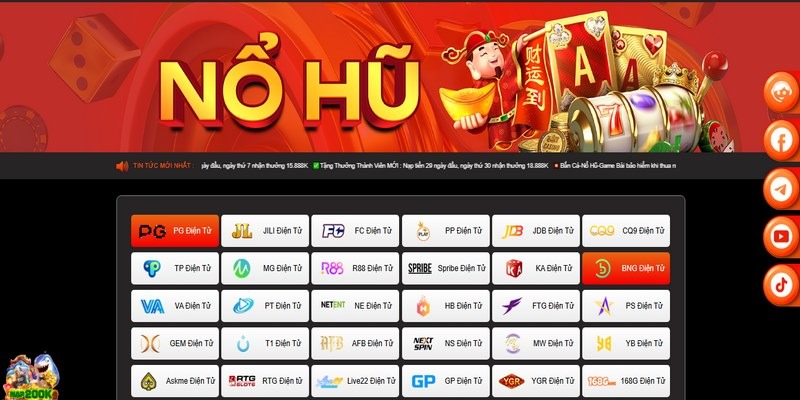 Nổ hũ U888 mang đến nhiều siêu phẩm hấp dẫn đến từ nhiều nhà cung cấp game uy tín