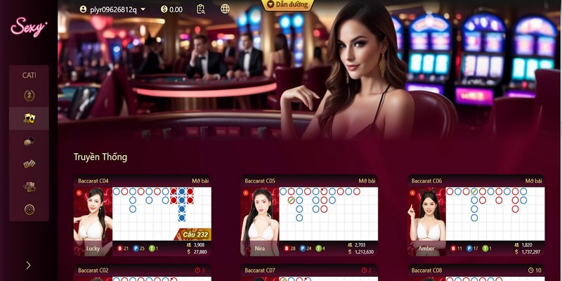 Sảnh AE Sexy là một trong những sảnh casino khá hấp dẫn