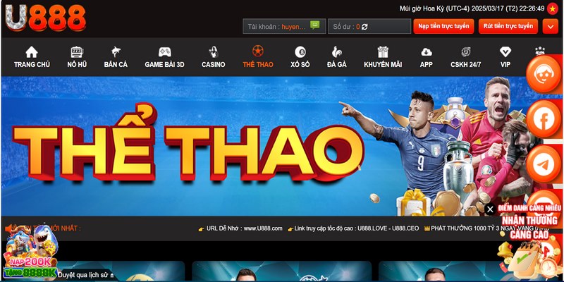 U888 có uy tín không được đánh giá qua nhiều tiêu chí